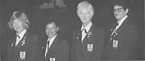 Jean Mylrea, Judithanne Astwood-Outerbridge, Diana Diel, Janice Trott